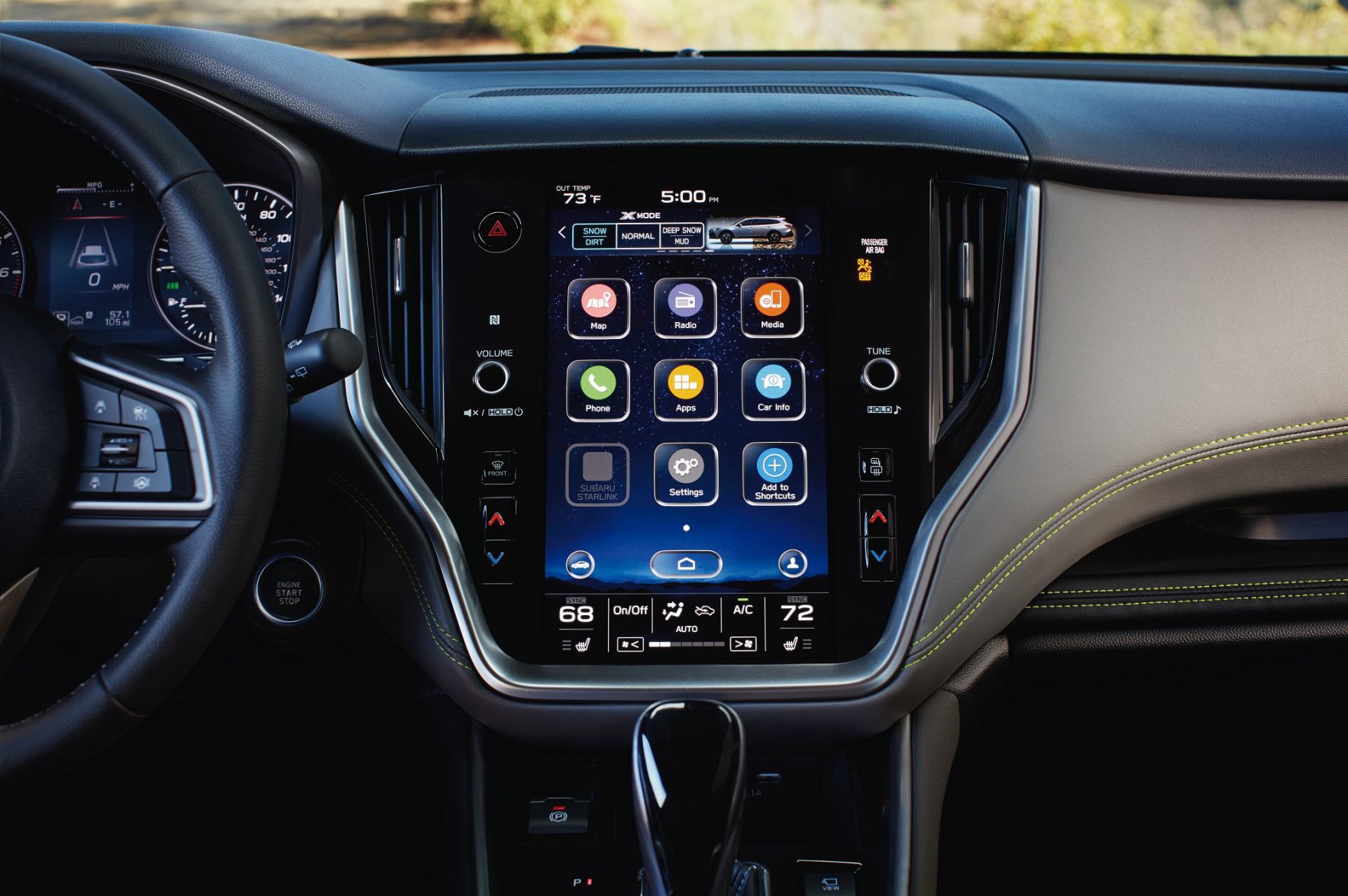Outback touchscreen